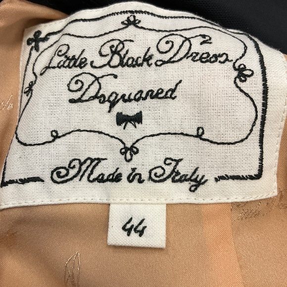 DSQUARED2 BLACK LITTLE BLACK DRESS - Picture 4 of 6